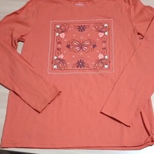 Cat & Jack Coral Butterfly Tee